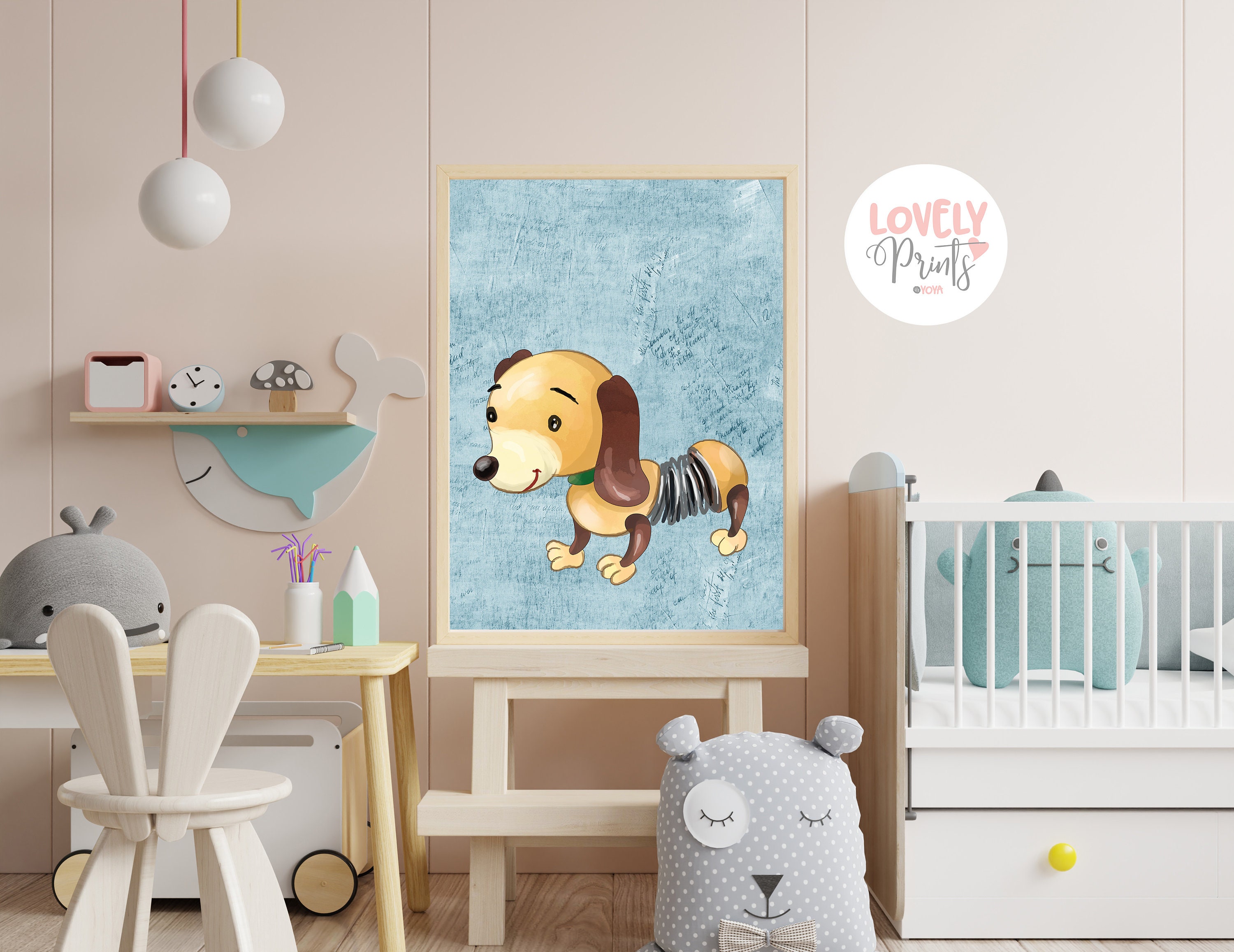 Set 6 toy story nursery wall art toy story kids room decor Etsy