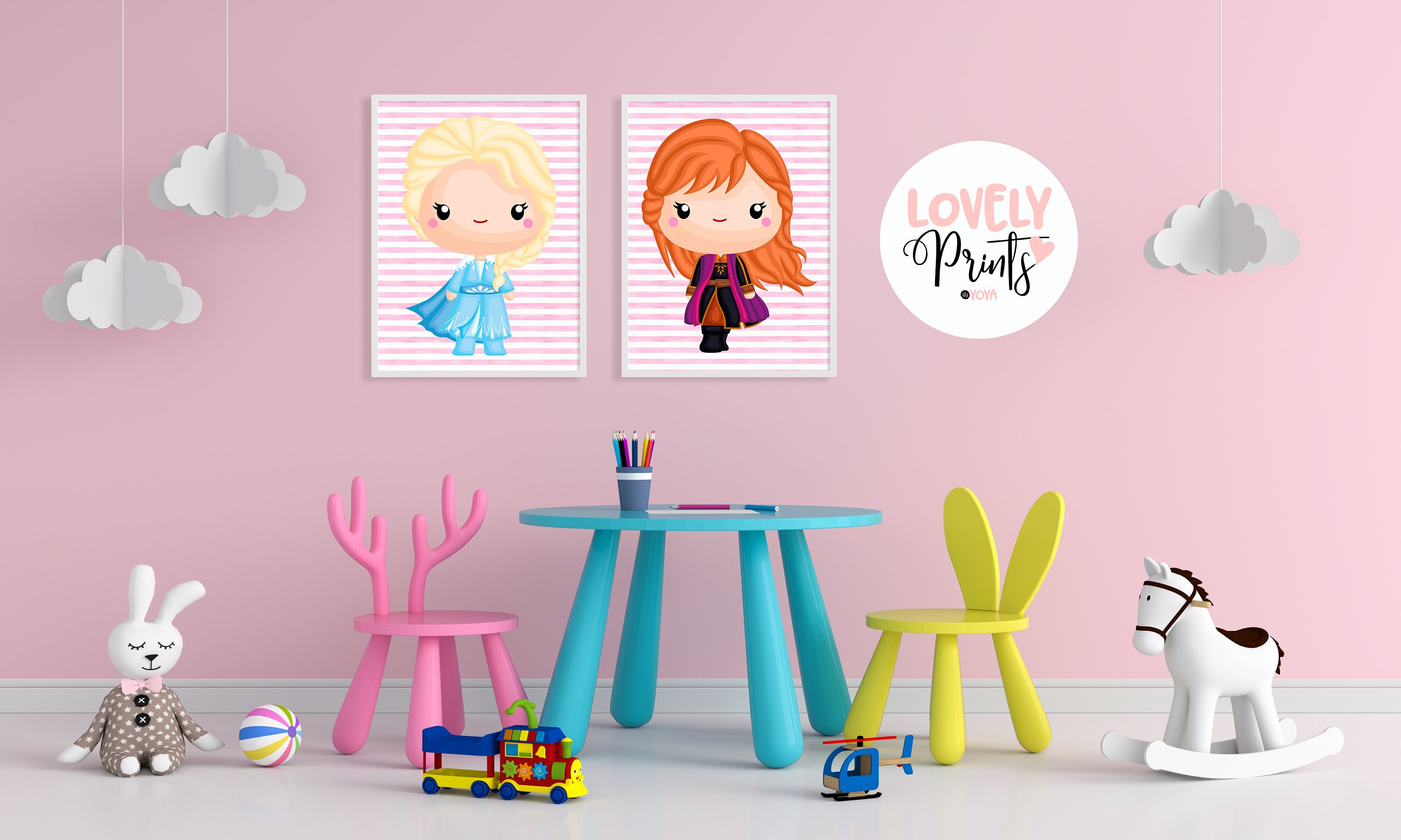 Frozen wall art frozen printable frozen instant download Etsy