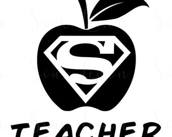 Download Super Teacher Svg Etsy