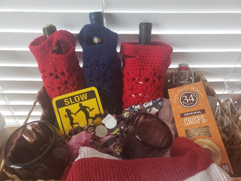 Wine Bottle Koozie Etsy