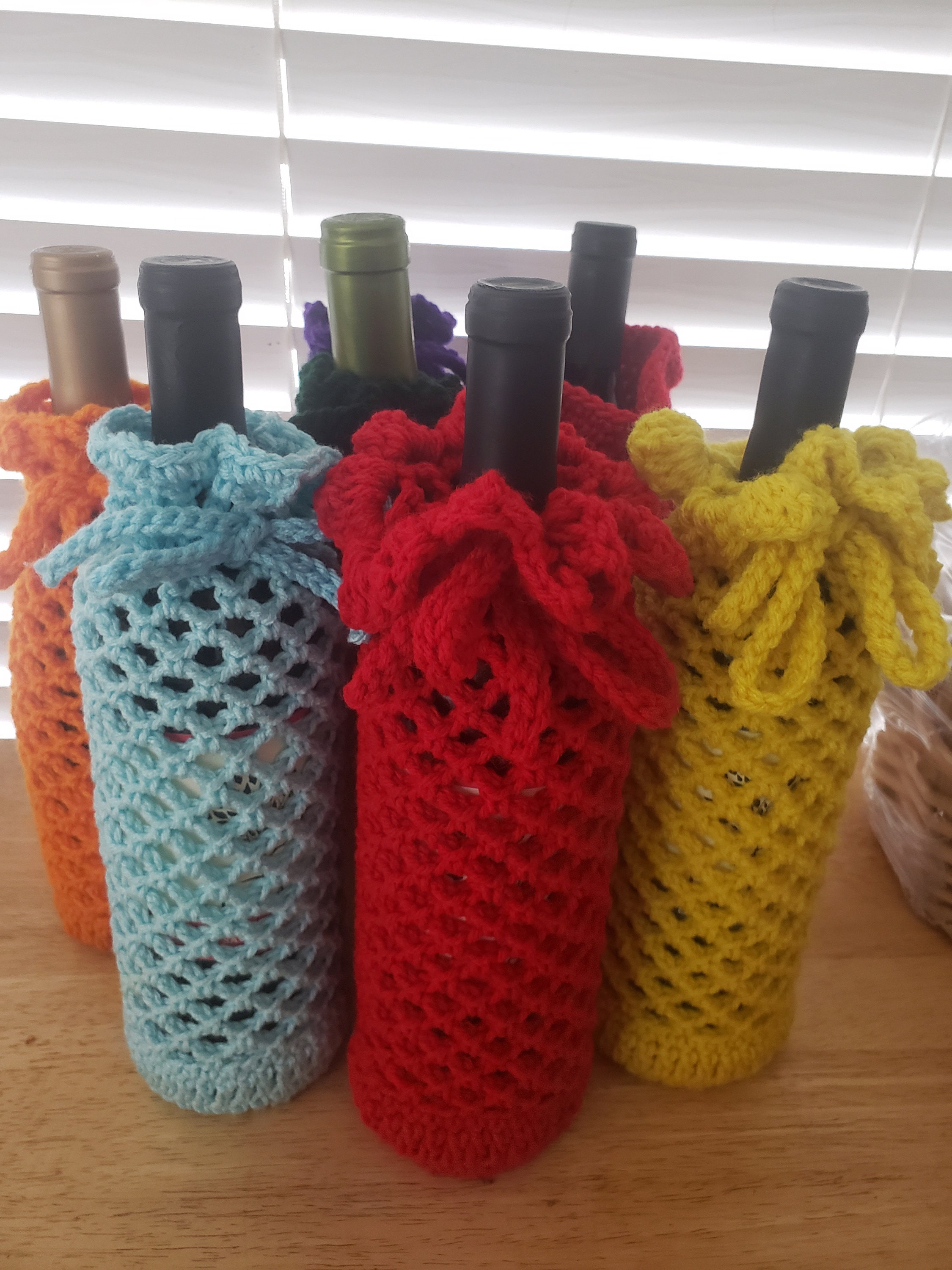 Wine Bottle Koozie Etsy