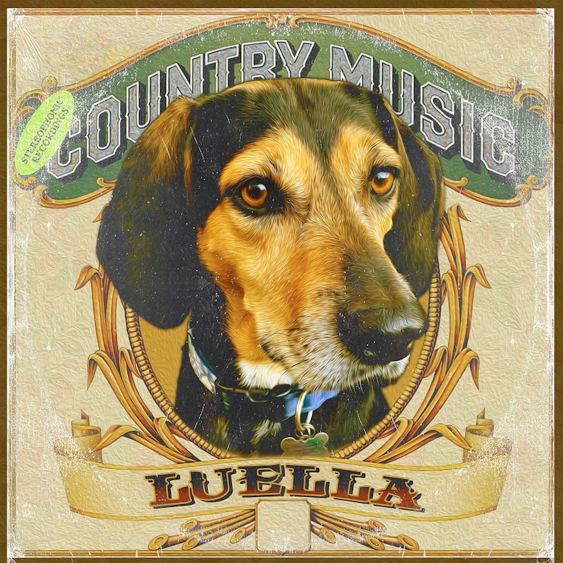Your Pet on a Country Western Album CustomPrint!