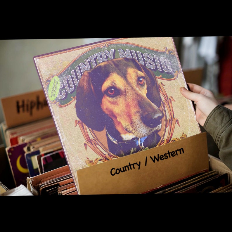 Your Pet on a Country Western Album CustomPrint!