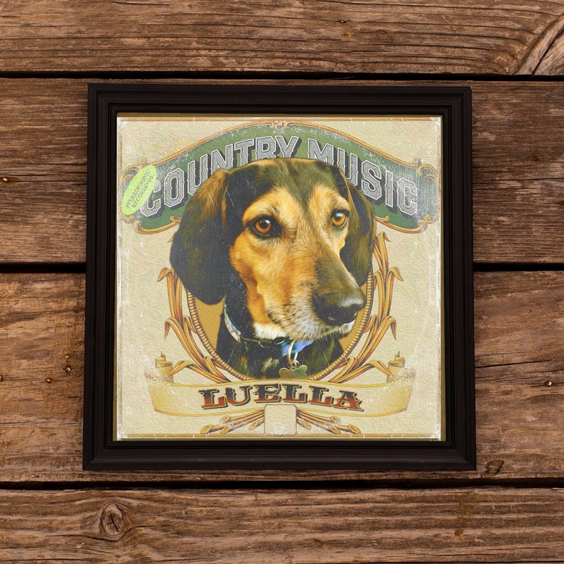 Your Pet on a Country Western Album CustomPrint!