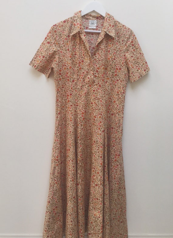 Vintage floral Laura Ashley maxi dress