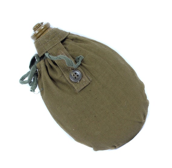 army canvas water bag