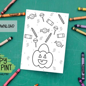 Candy Printable Card