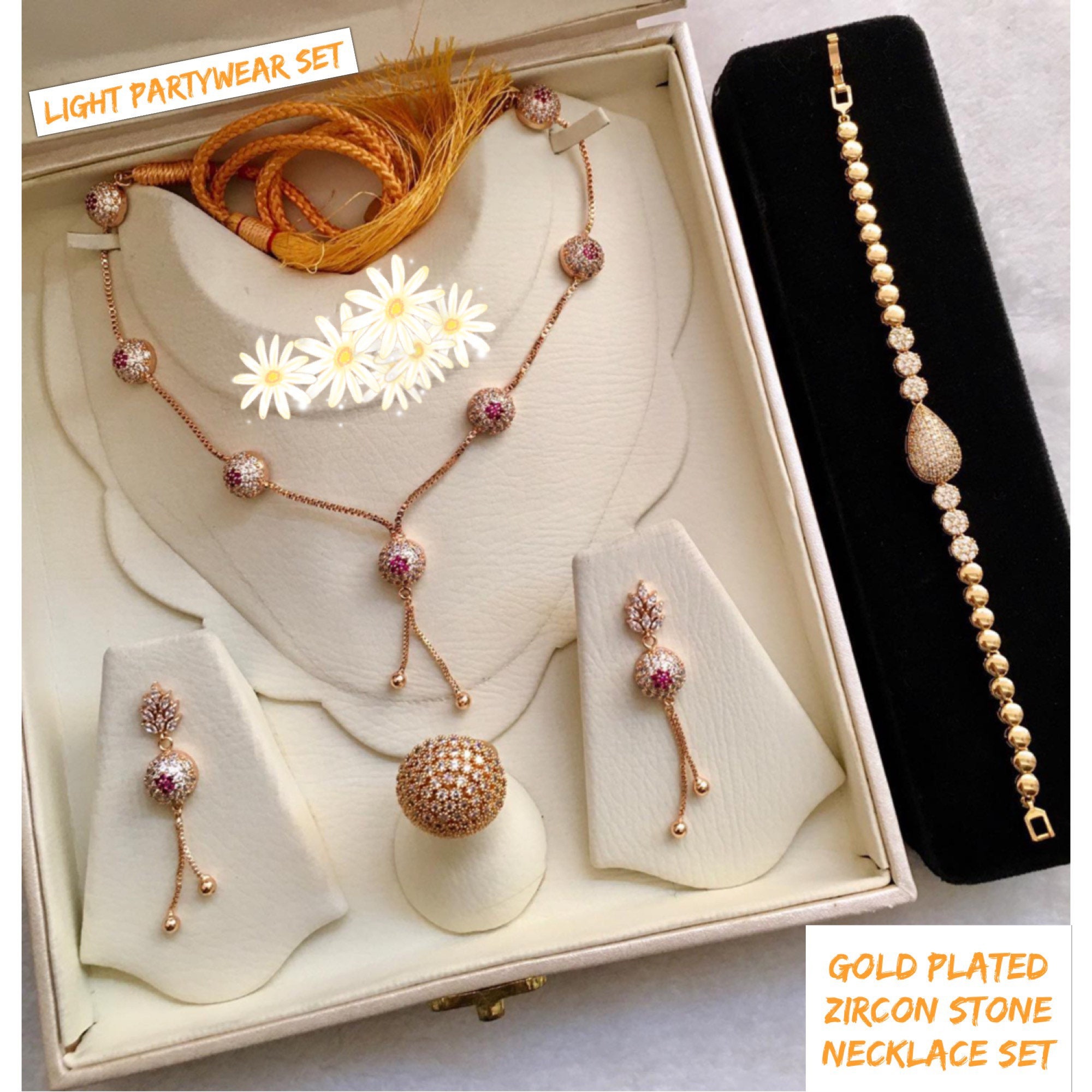 Zircon stone best sale necklace