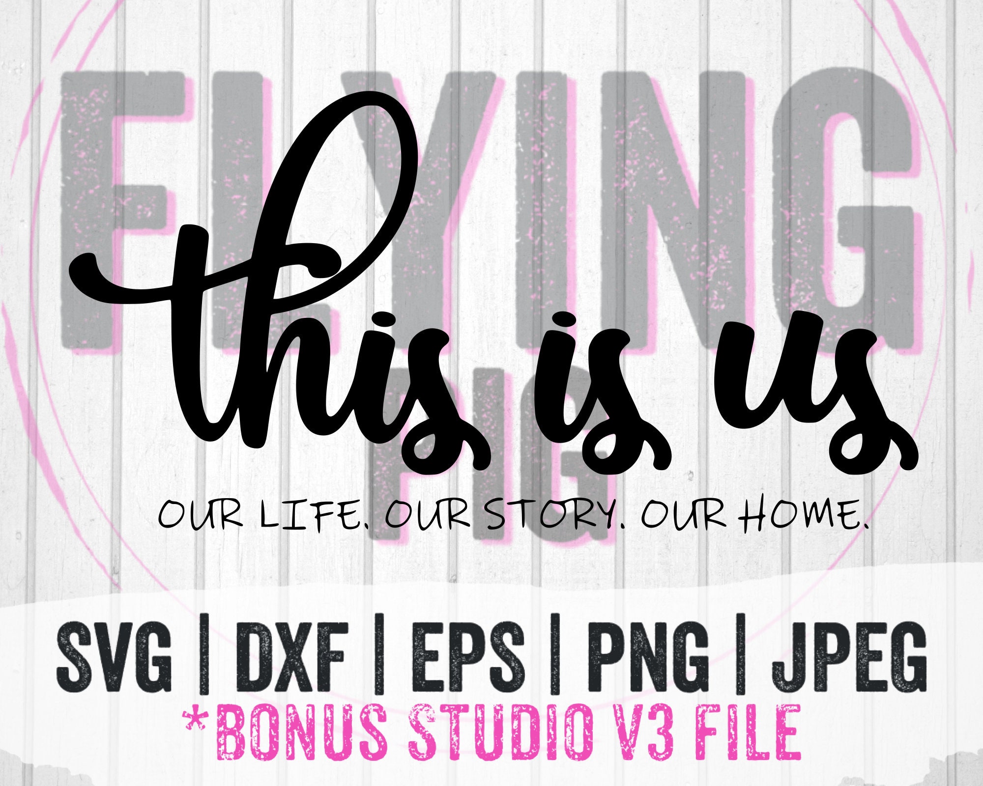 This is Us Svg File This is Us Cut File This is Us Sign Etsy Hong Kong
