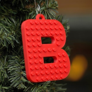 2024 Custom Christmas Letter Name Ornament - Many Colors!