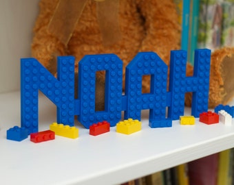 Custom Name Puzzle for Bricks