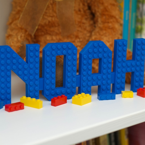 Custom Name Puzzle for Bricks