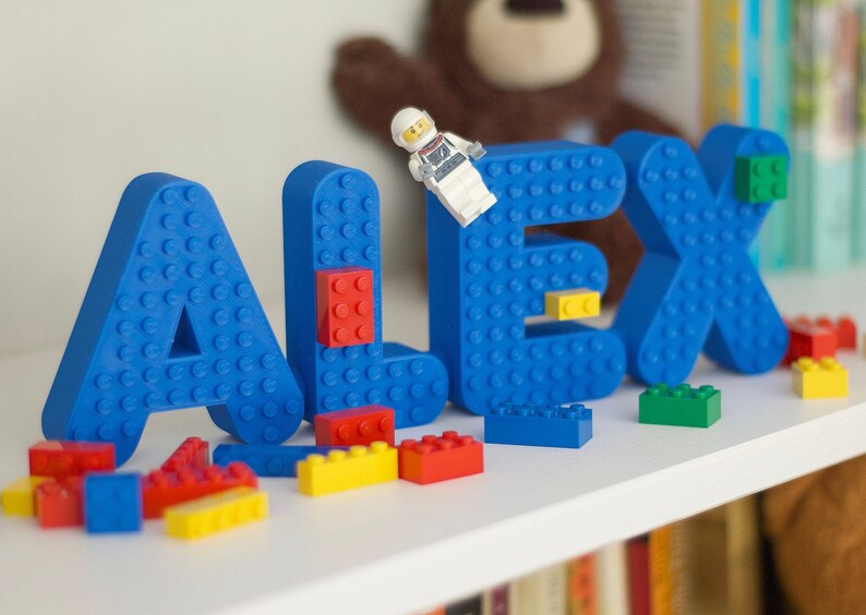 Kids Room Name Sign Wall Letters Baby Boy Nursery Letters Etsy