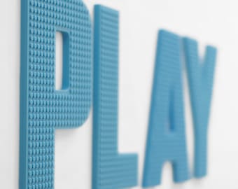 Personalized Kids Room Wall Letters, Boys Room Decor