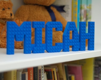 Brick Name Signs - Kids Room Decor