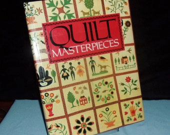 QUILT MASTERPIECES Susanna Pfeffer c. 1988  hb  dj 111pgs Antique, Vintage, Contemporary Quilts  History, 48 full page, full color photos