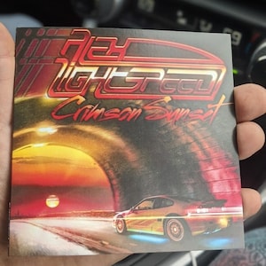 Alex Lightspeed - Crimson Sunset LP (Compact Disc Signed Promo COPY LIMITED)