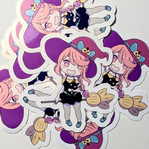 Chibi Pumpkin Witch | Kiss Cut Stickers
