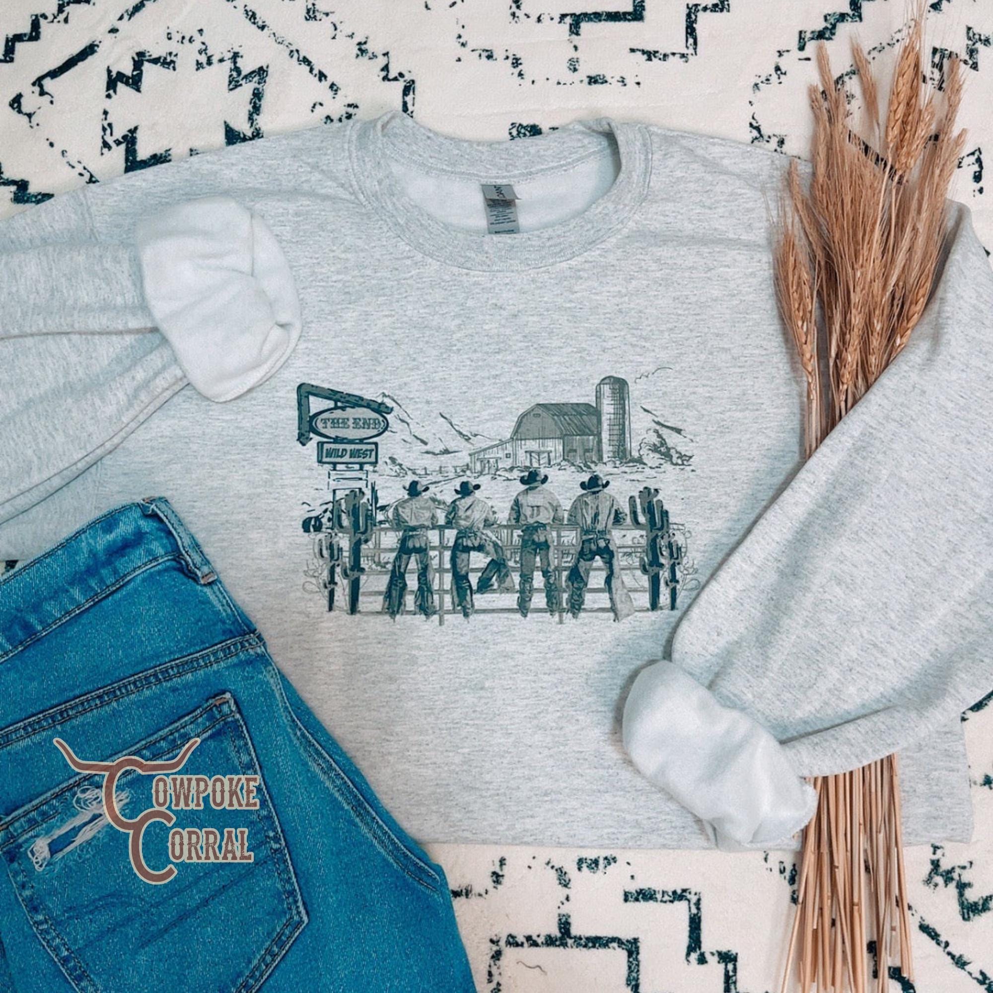 WILD WEST COWBOY CLUB OVERSIZED SWEATSHIRT