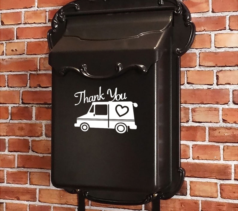 Thank You USPS Mail Worker / Mailbox Decal Sticker / USPS Thank You