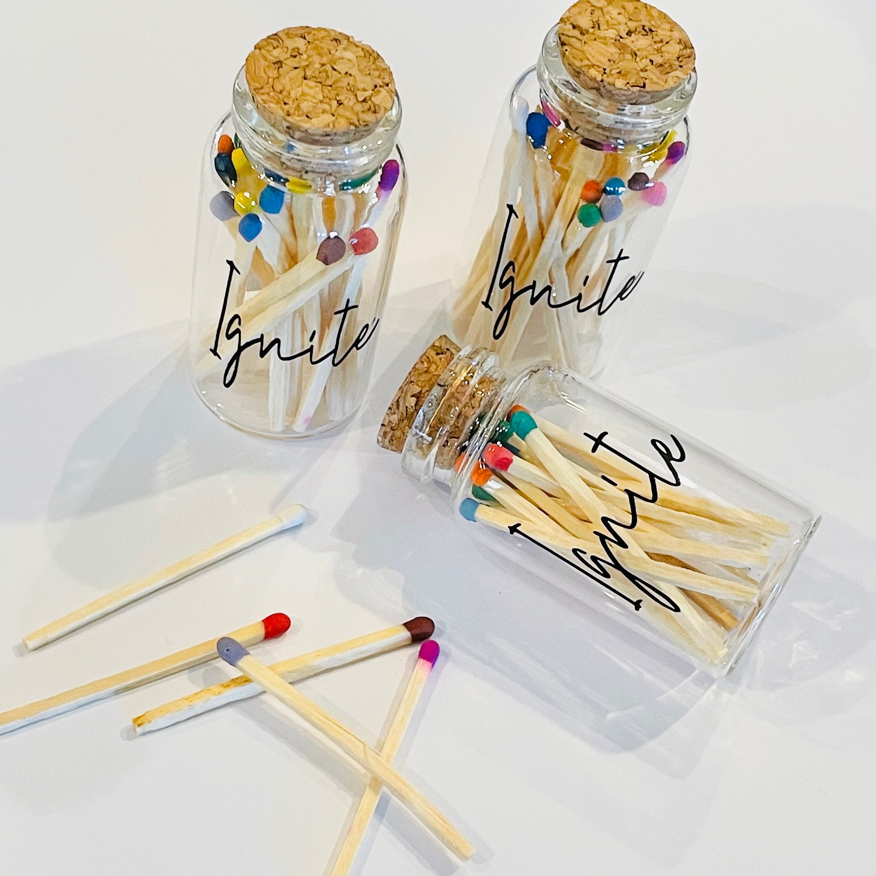 Fancy Matches Colored Matches Safety Matches Matchsticks Etsy