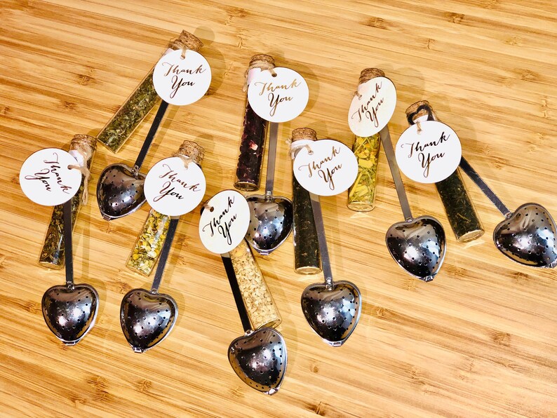 Tea Party Favors Loose Leaf Tea Wedding Favor with Tea Etsy