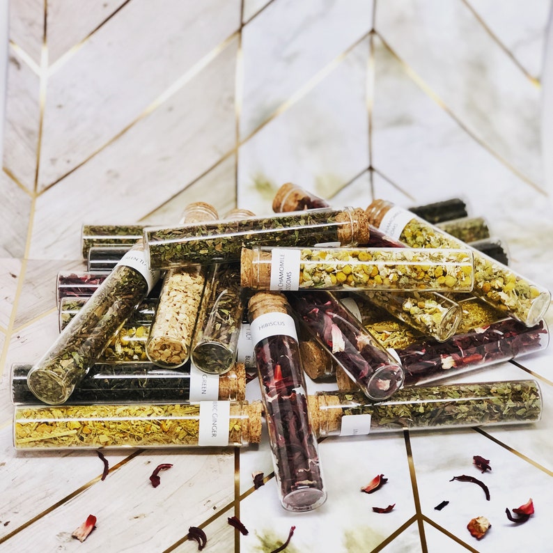 8 Loose Leaf Tea Sampler Gift Set W/tea Infuser Mindfulness Etsy