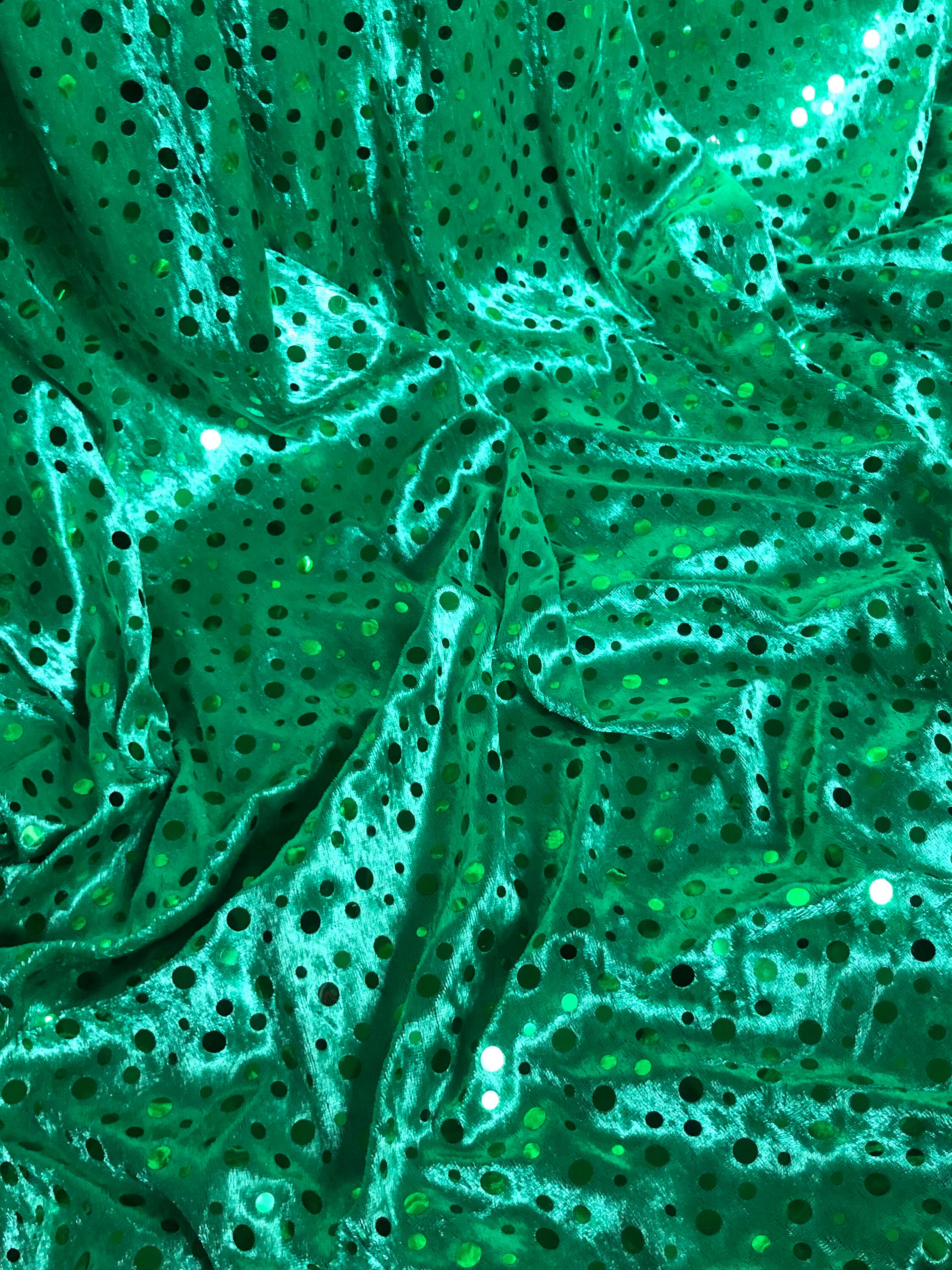 emerald green sequin