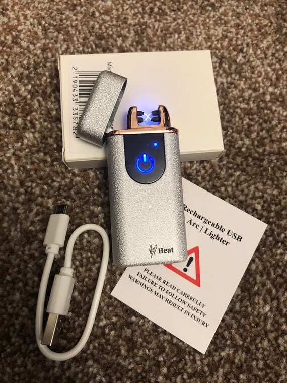 Accendino Elettrico Al Plasma Antivento: Ricaricabile USB Con Display LED