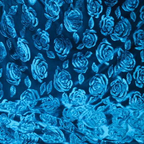 1 Meter Beige Gold Embossed Rose Self Print Stretch Velvet Etsy UK