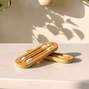 Reusable Bamboo Ear Buds with Silicone Tip: Eco-Friendly Swabs