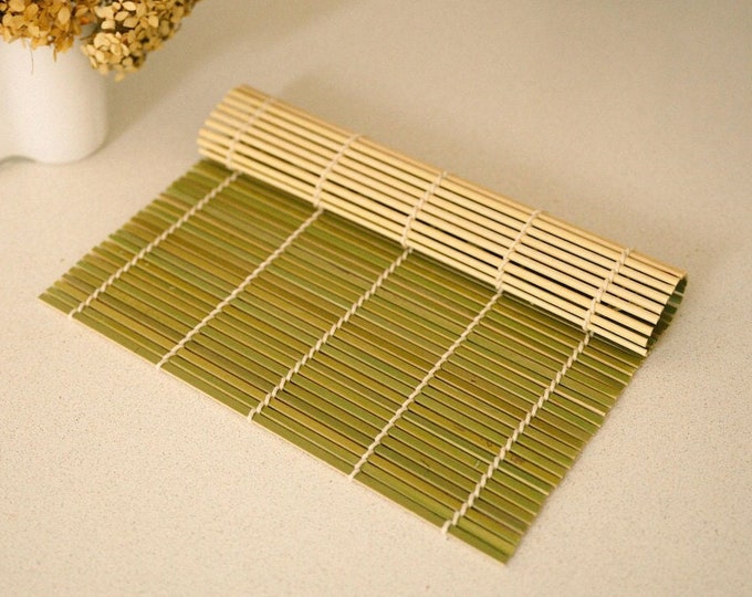Bamboo Sushi Rolling Mat | Handmade | Sushi Mat | Compostable