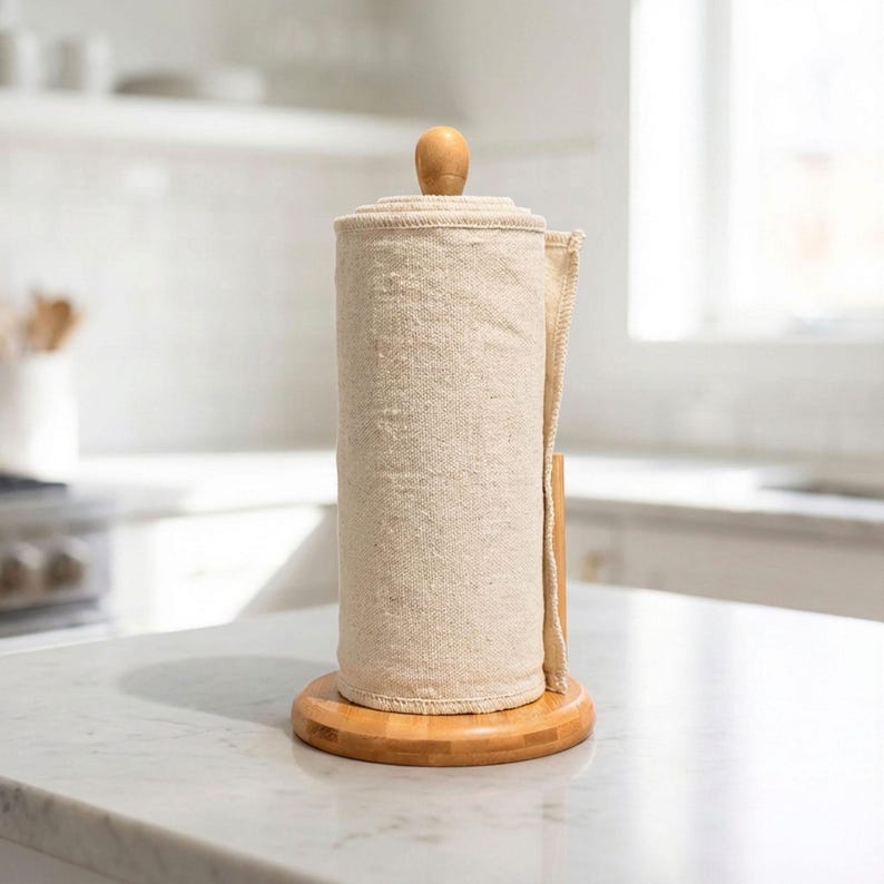 Bamboo Mug Tree | Kitchen Cup Stand | Plastic Free Kitchen Organization image 7