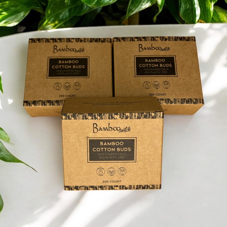 BambooSwitch Cotton Swabs