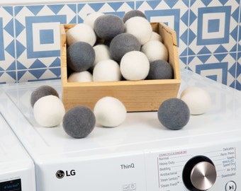 Set of 6 Wool Dryer Balls | Reusable | Organic | Plastic Free | Zero Waste | Eco-Friendly |