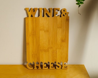 Custom Wine and Cheese Board | Hosting | Sustainable | Charcuterie | Plastic Free | Compostable | Eco Friendly | Plant Based
