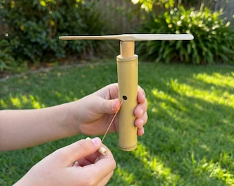 Handmade Bamboo Dragonfly Copter Toy