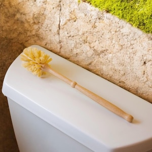 Eco-Friendly Bamboo Toilet Brush with Sisal Bristles