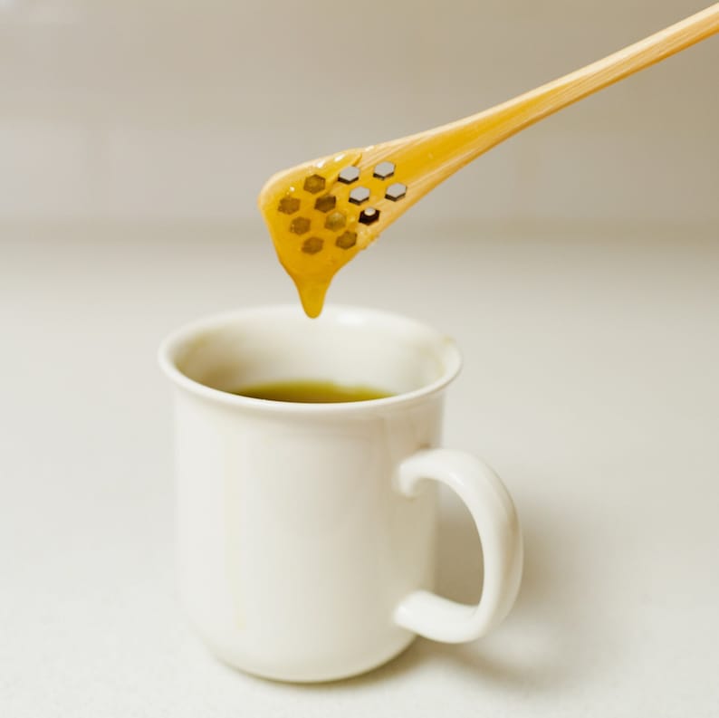 Bamboo Switch Honey Dipper Spoon - Thumbnail 5