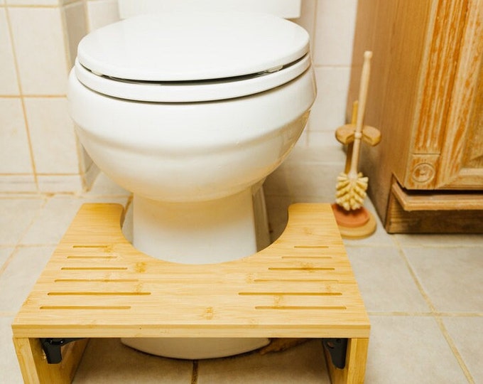 Collapsible Toilet Poop Stool Ergonomically Correct Potty Step Stool