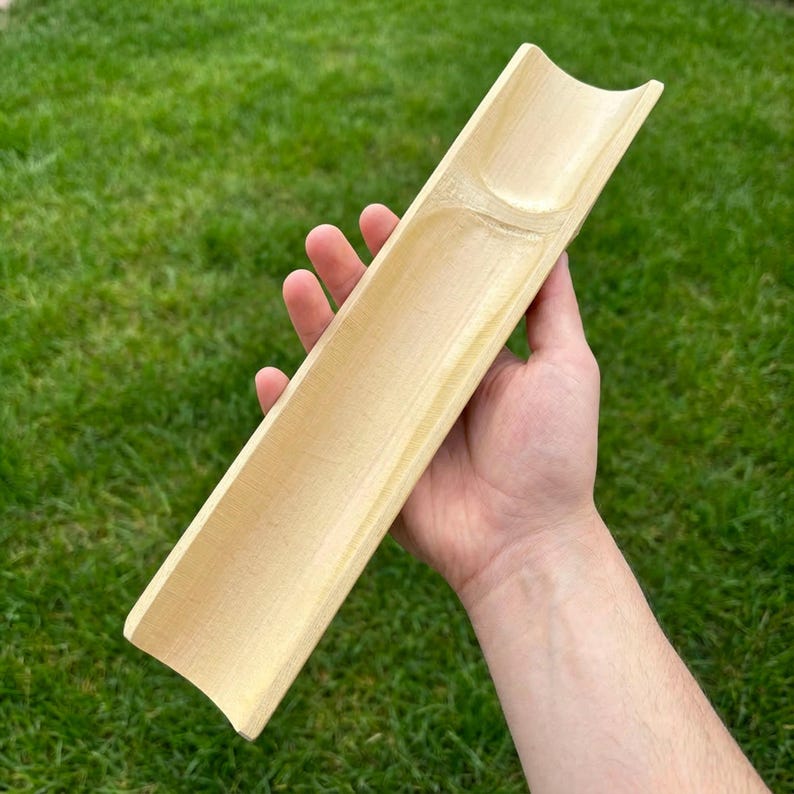 Bamboo Water Channel Toy | Outdoor Water Play Track for Kids & Adults | Zen Garden bild 2