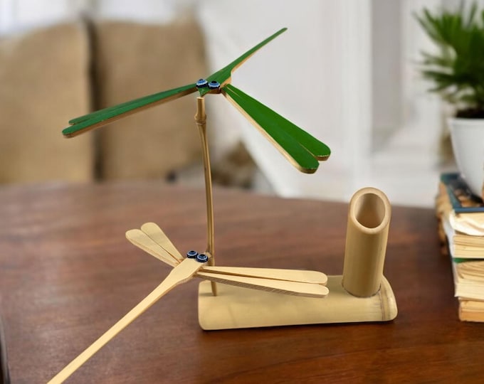 Bamboo Self-Balancing Dragonfly Set