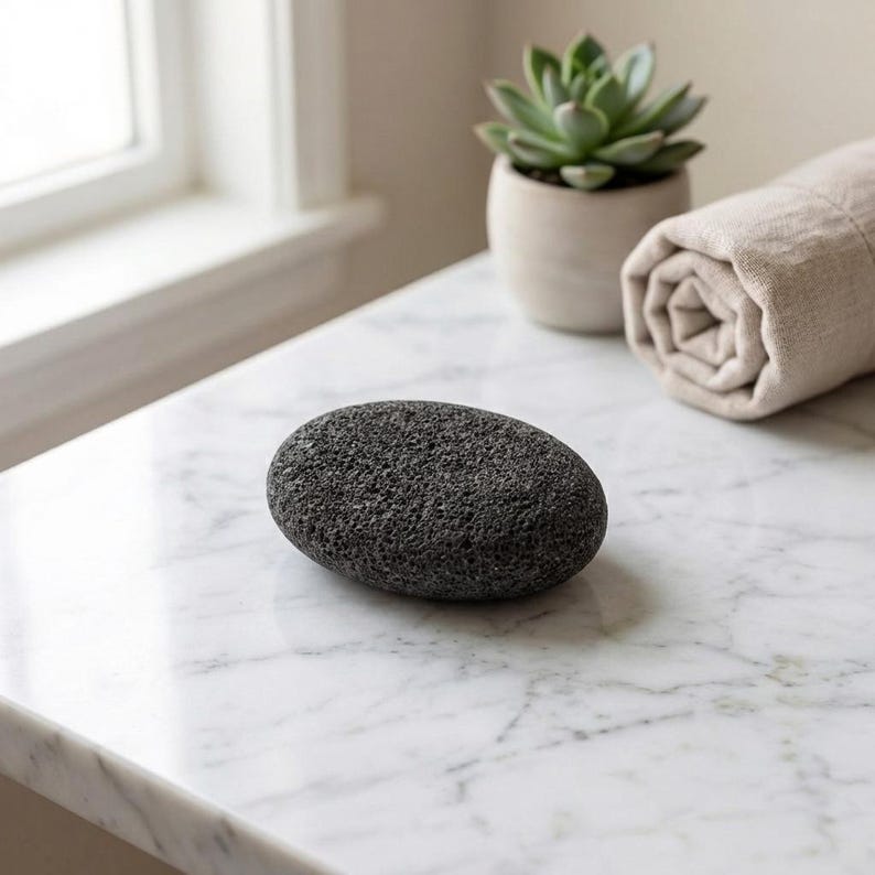 Natural Volcanic Pumice Stone | Plastic Free Exfoliator | Eco Self Care | Foot Scrub Single