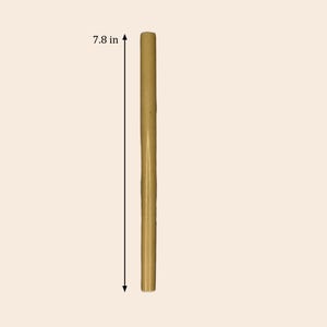 10 Reusable Bamboo Drinking Straws, Zero Waste, Sustainable, Compostable, Earth Friendly Bild 5