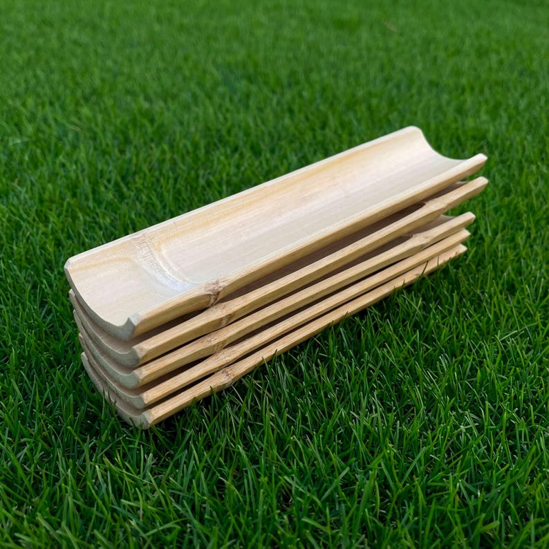 Bamboo Water Channel Toy | Outdoor Water Play Track for Kids & Adults | Zen Garden bild 4