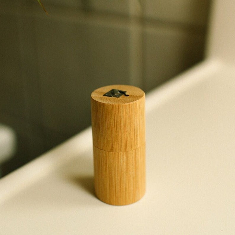 Vegan Bamboo Floss in Bamboo Floss Container Plastic Free Etsy