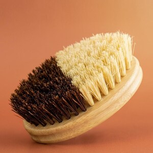 Bamboo Cleaning Brush | Multipurpose | Sisal & Coconut Bristles | Dual-Sided Scrub for Dishes and Home