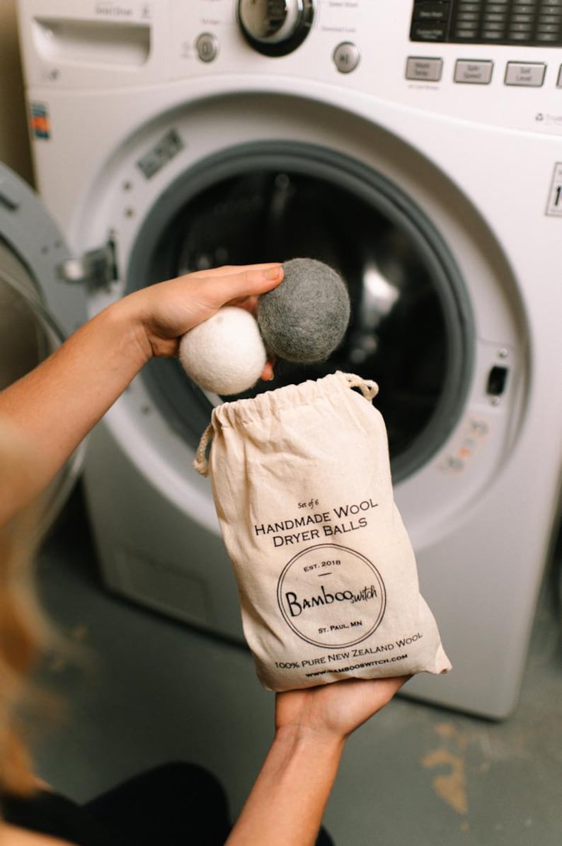 Bamboo Switch Wool Dryer Balls - Thumbnail 5