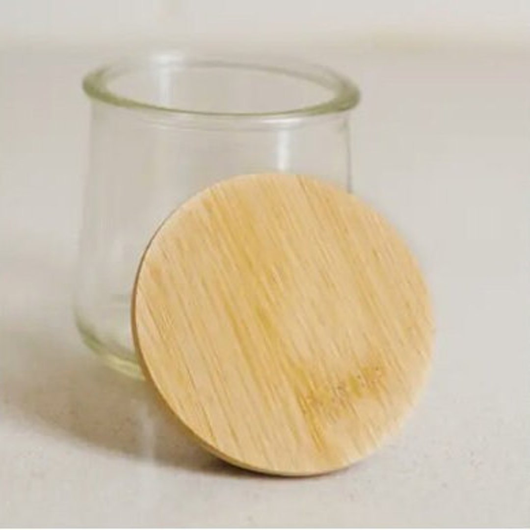 Oui Jar Lid Bamboo Yogurt Jar Food Safe Kitchen Organization Reusable