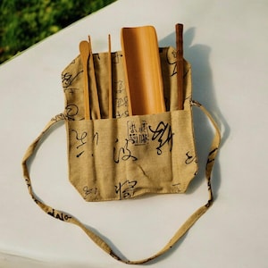 Bamboo Tea Tool Set | Kitchenware | Tea Making | Loose Leaf Tea | Sustainable | Earth Friendly | Compostable | Plant Based | Zero Waste